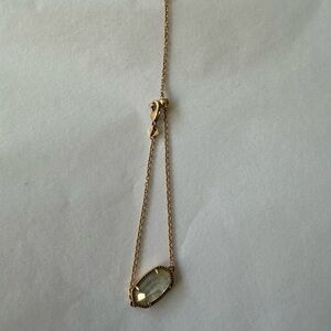 Kendra Scott Elaina Slide Bracelet Vintage Gold and Iridescent Abalone